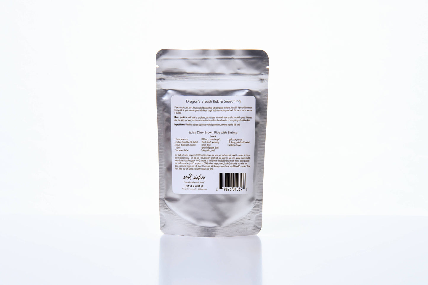 s.a.l.t. sisters (salt sisters) - Rub & Seasoning Mix - Dragon's Breath - 3 oz