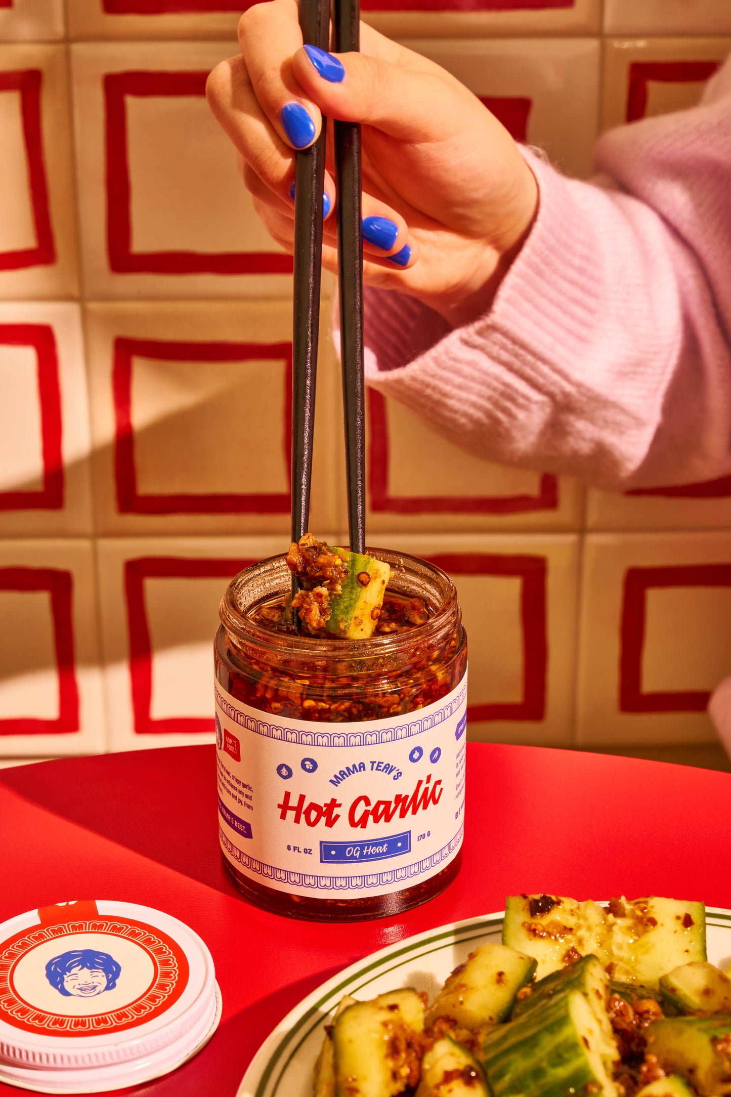 Mama Teav's - Hot Garlic Chili Crisp - ORIGINAL (OG) - All Natural