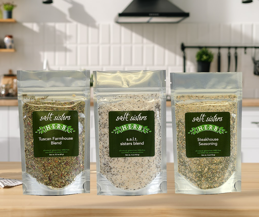 s.a.l.t. sisters (salt sisters) - Spice & Salt Blend - Everyday Seasoning Salt - 3 oz