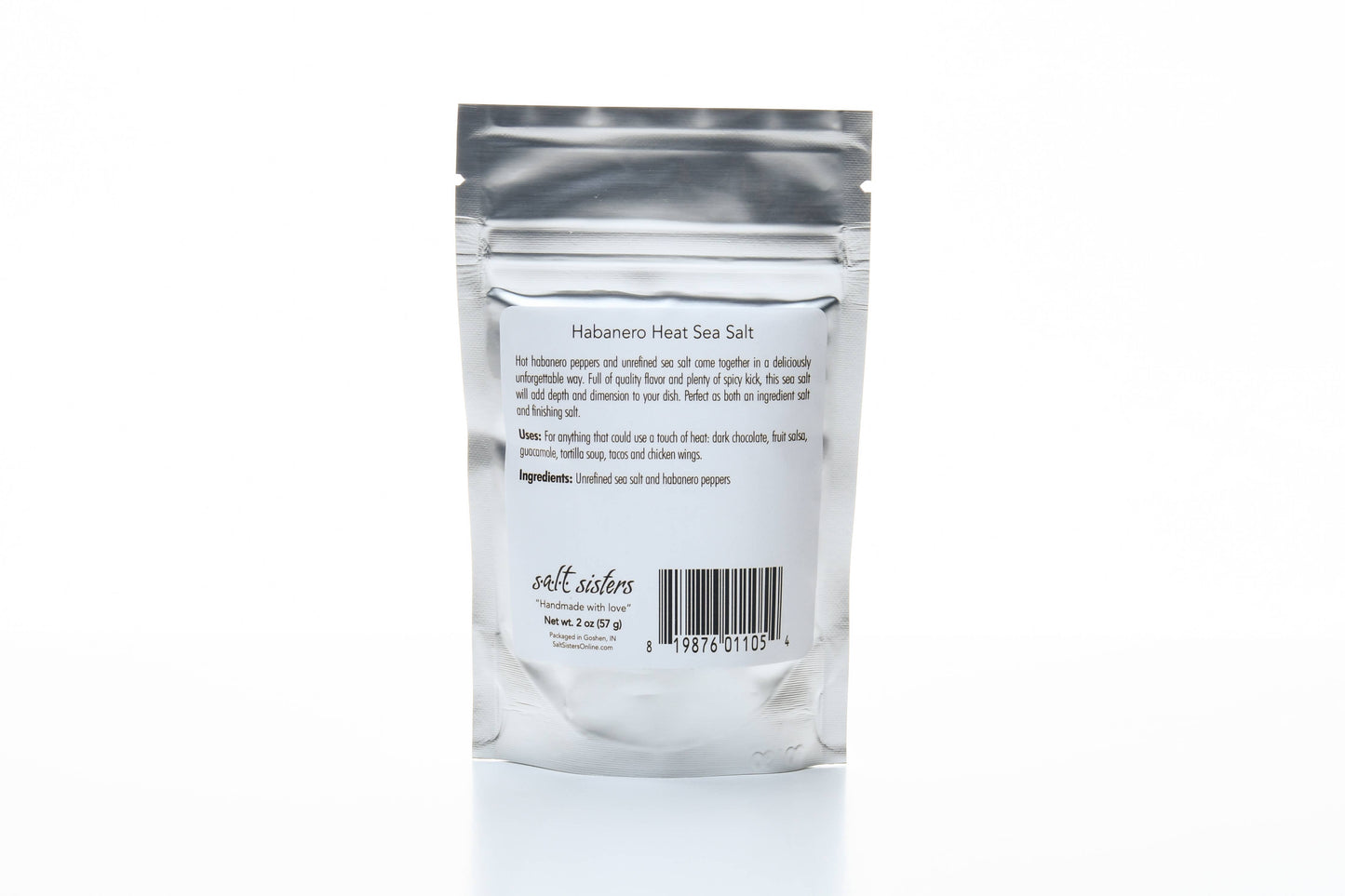 s.a.l.t. sisters (salt sisters) - All-Natural Sea Salt - Habanero Heat - 2 oz