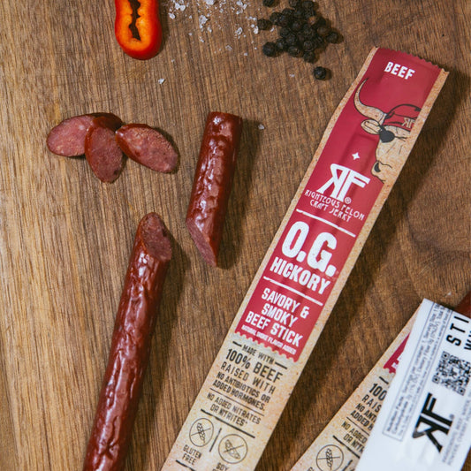 Righteous Felon Craft Jerky - NEW O.G. Hickory Beef Stick