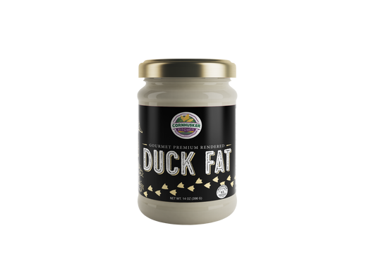 Cornhusker Kitchen Duck Fat Spray - 14 oz Jars - Premium Rendered Duck Fat