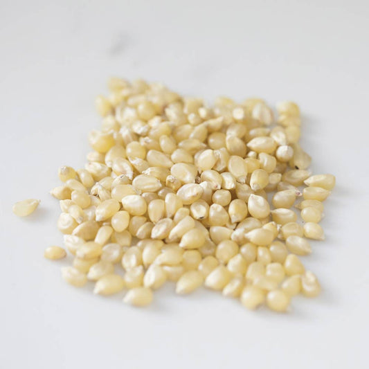 Amish Country Popcorn - Medium White popcorn - 4oz. Popcorn kernel bags